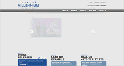 Desktop Screenshot of millennium-intl.com