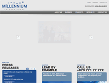 Tablet Screenshot of millennium-intl.com